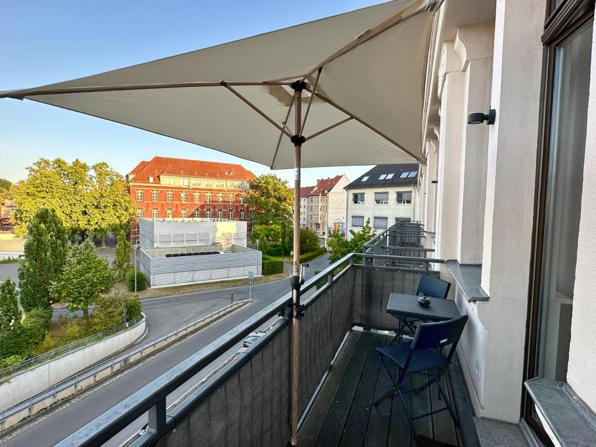 Meos 1 -Zentrum-Balkon-Parkplatz-Gym-Uniklinik 라이프치히 외부 사진